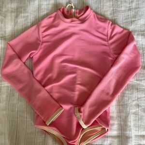 LainSnow - Girls Mini Lain Rashguard - Size 6/7 - Pitaya